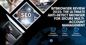 Blue and White Modern Website Development Service Facebook Ad222